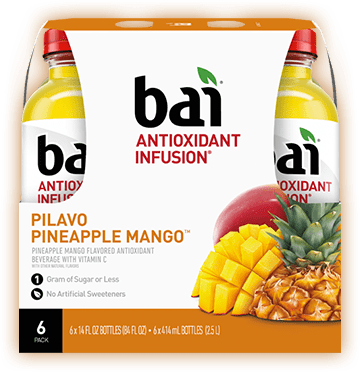 Bai Pilavo Pineapple Mango 6pk