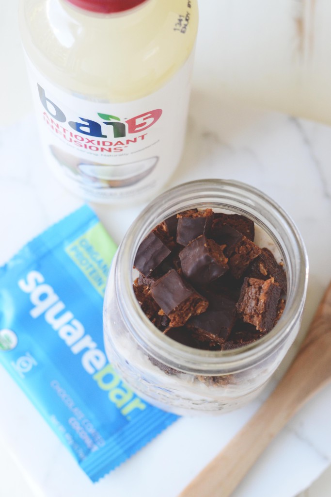 Chocolate Coconut Bar inside jar