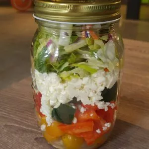 Salad in a Mason Jar