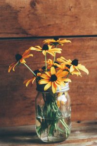 mason jar flower vase