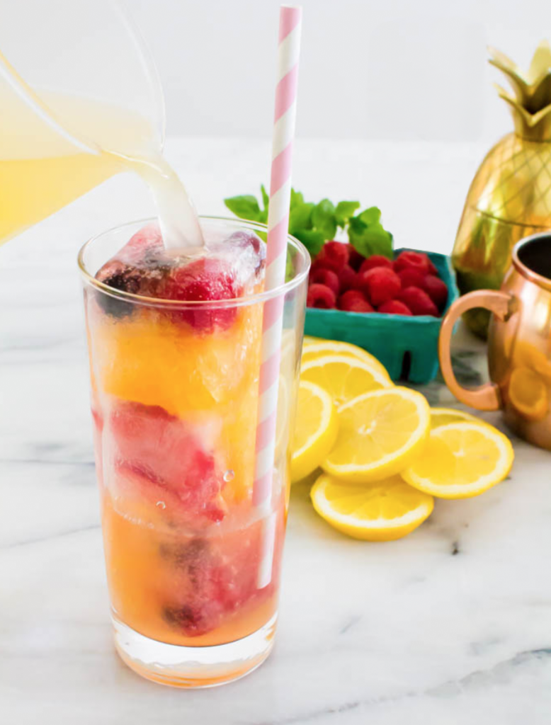 Lemonade Frozen Fruit Cups Recipe 