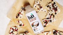 Coconut Yogurt Bark made with Noosa Yogurt and Bai Molokai Coconut