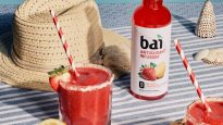 Frozen Strawberry Lemonade Margarita with Bai Strawberry Lemonade