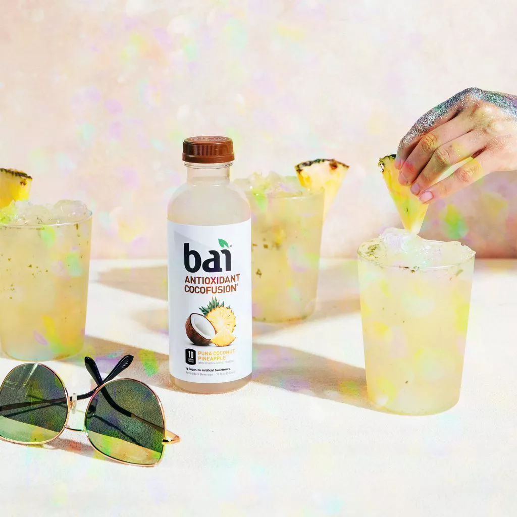 Bai Pineapple and Pineapple Festival Fizz Cocktail