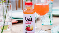 Bai Sao Paulo Strawberry Lemonade on a table with summer cocktails