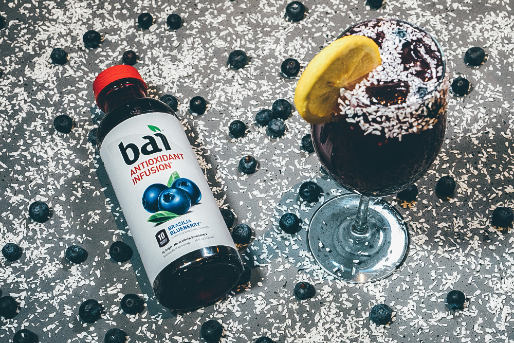 Bai Brasilia Blueberry with Coconut and Lemon Juice Cocktail