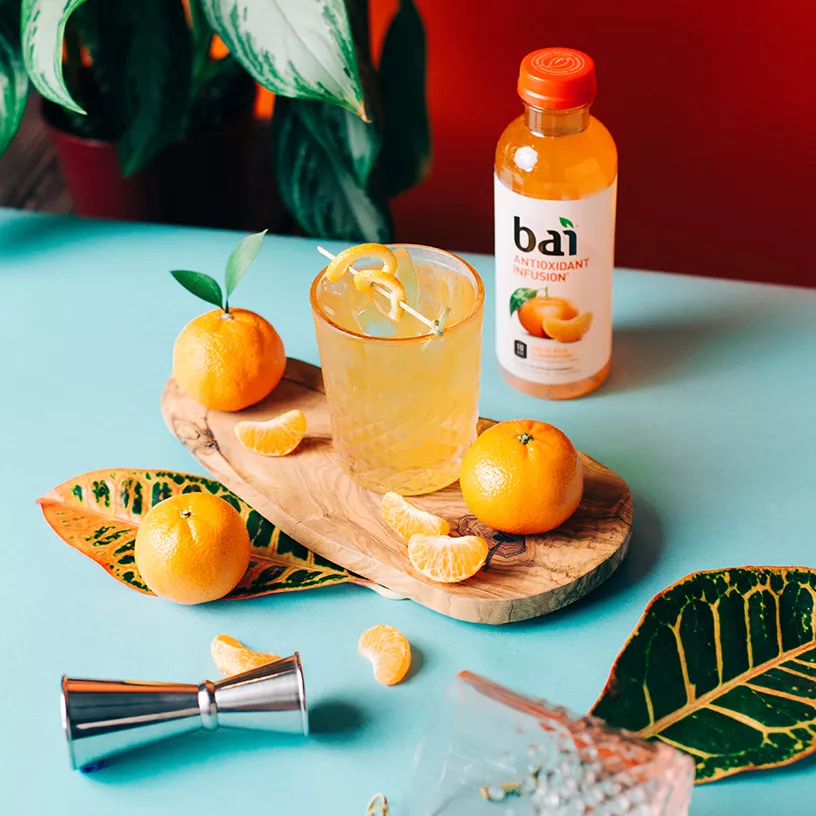 Spiced Orange Bourbon with Bai Costa Rica Clementine