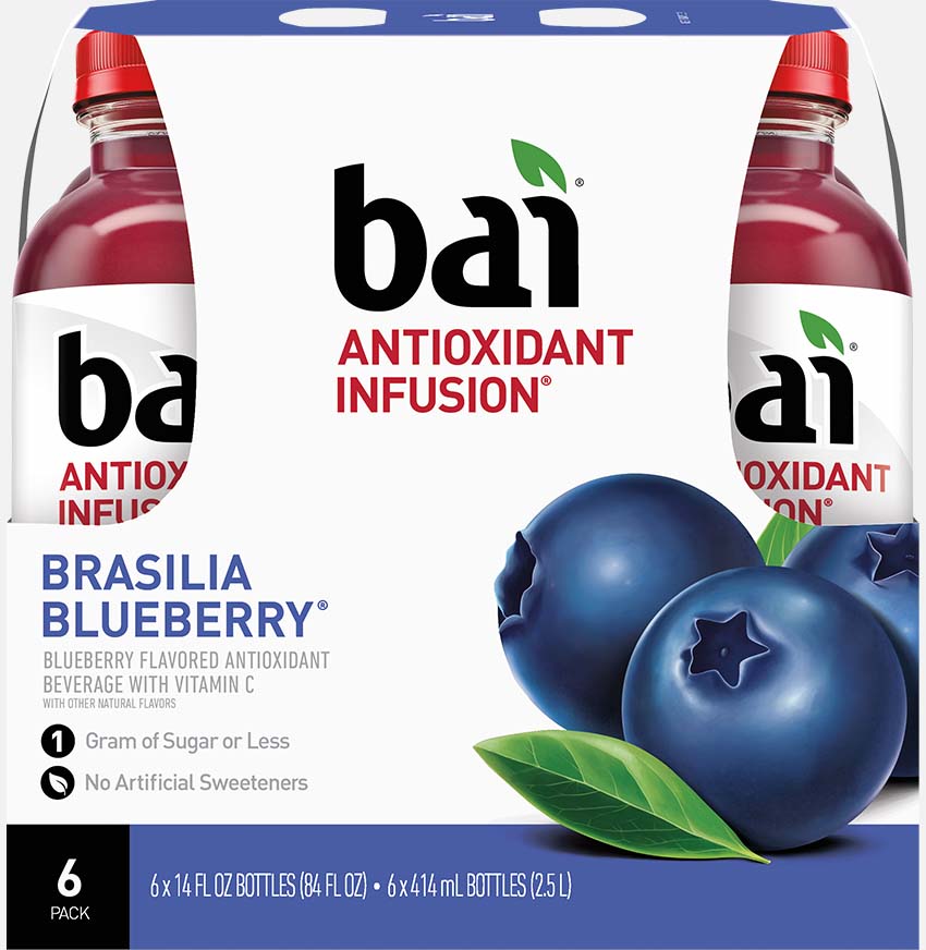 Bai Infusions Brasilia Blueberry 6 Pack