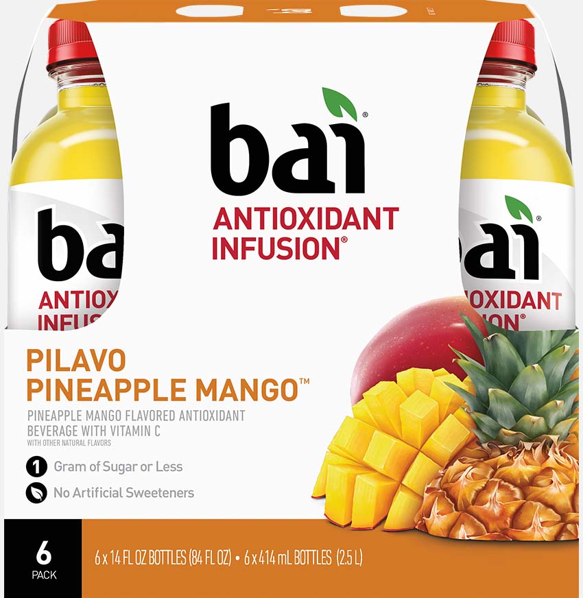 Bai Infusions Pilavo Pineapple Mango 6 Pack
