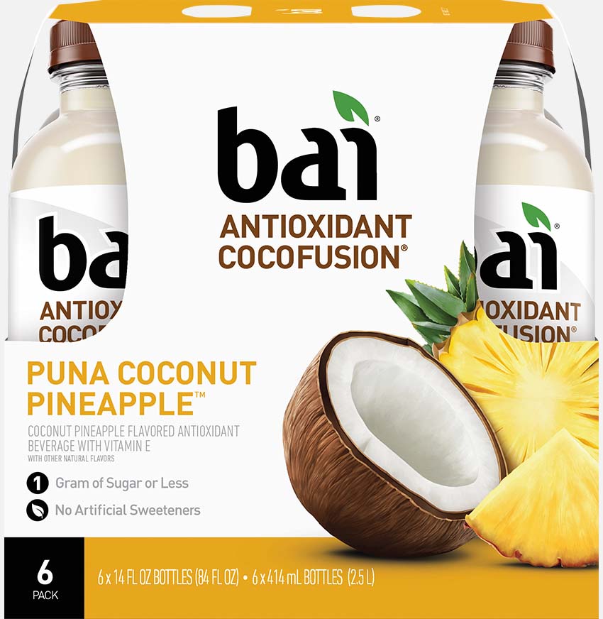 Bai Infusions Puna Coconut Pineapple 6 Pack