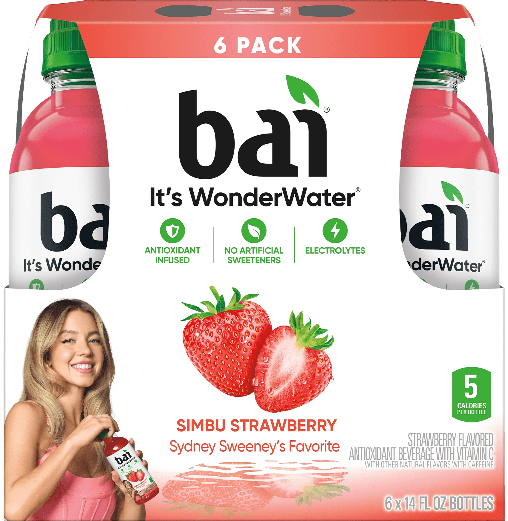 Bai Simbu Strawberry 6 Pack