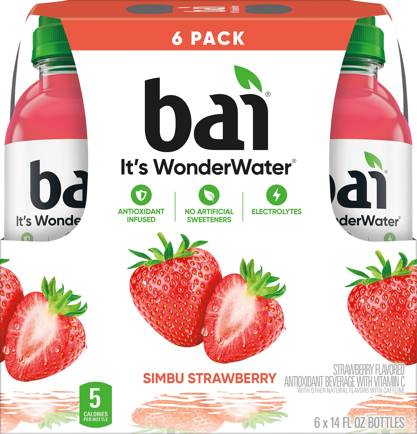 Bai Simbu Strawberry 6 Pack